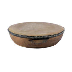 The rebana or terbangan is a tambourine that is used in Islamic music in Southeast Asia