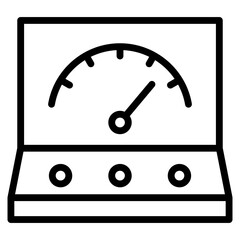 Galvanometer  Icon Element For Design