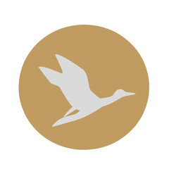 flying goose silhouette logo