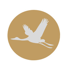 flying goose silhouette logo