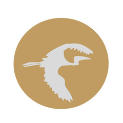 flying goose silhouette logo