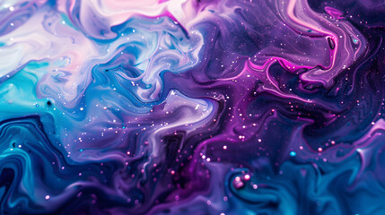 Obraz premium Purple and Blue Colors Abstract Background. Generative AI.