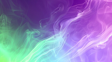Obraz premium purple green abstract gradient Background. Generative AI.