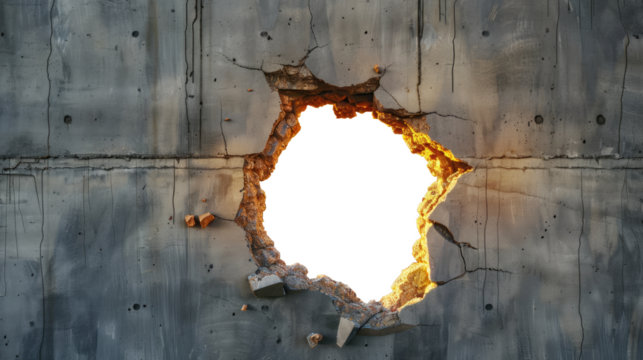 hole in a wall