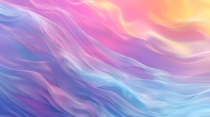 purple red yellow blue colors smooth pastel glowing color wave Background. Generative AI.