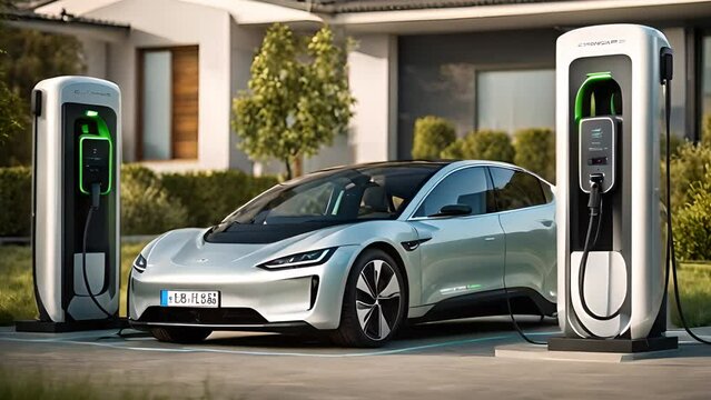 Electric charging stations at home are a step towards a greener society, where electric vehicles are powered by green energy, which helps protect the environment and reduce CO2 emissions.
