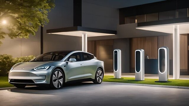 Electric charging stations at home are a step towards a greener society, where electric vehicles are powered by green energy, which helps protect the environment and reduce CO2 emissions.