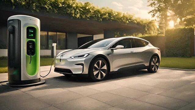 Electric charging stations at home are a step towards a greener society, where electric vehicles are powered by green energy, which helps protect the environment and reduce CO2 emissions.