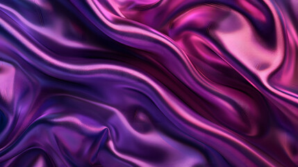 Obraz premium Silk close up background. Generative AI.