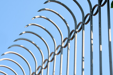metal wire fence