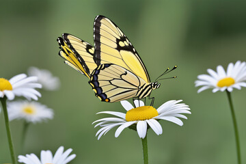 Fototapeta premium butterfly on flower