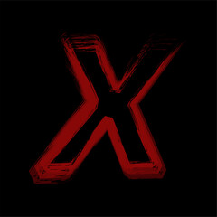 Vector black red abstract op-art art element. Optics, visual arts, artistic elements, spirals.