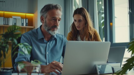 Two Professionals Working Together