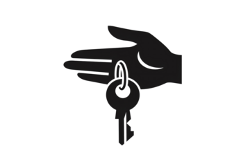 a hand holding a key