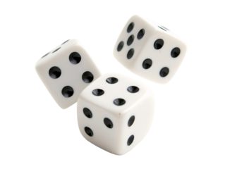 a close up of dice