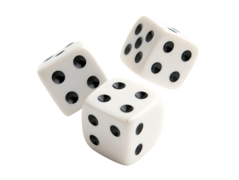 a close up of dice