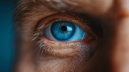 A Close-Up of Human Eye