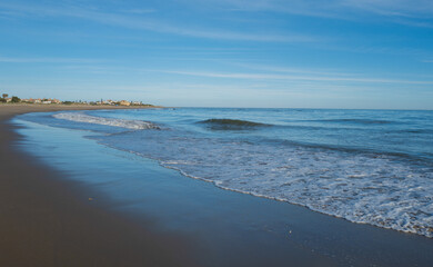 Obraz premium Playa de Isla Canela en Ayamonte