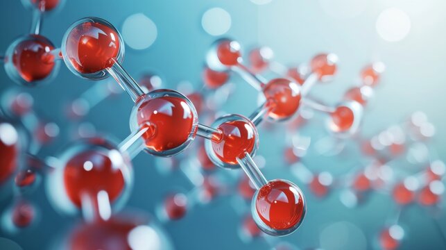 3D biochemical molecular structure