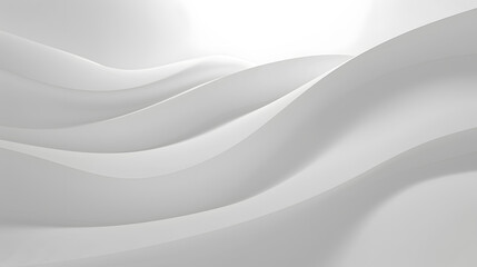 White gray smooth gradient Background. Generative AI.