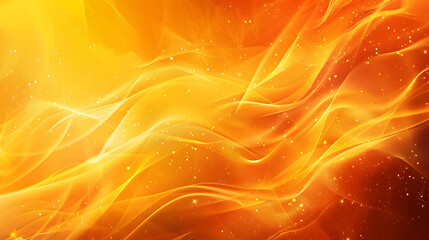 yellow orange glowing abstract gradient glowing color wave Background. Generative AI.