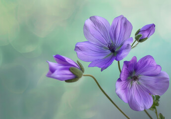 Purple flowers