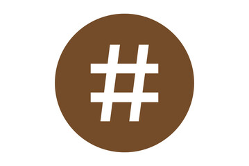 Hashtag icon
