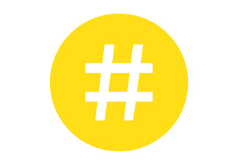 Hashtag icon
