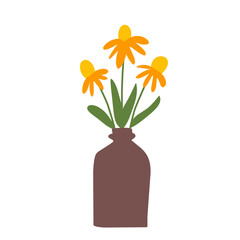 flower plant vector illustration