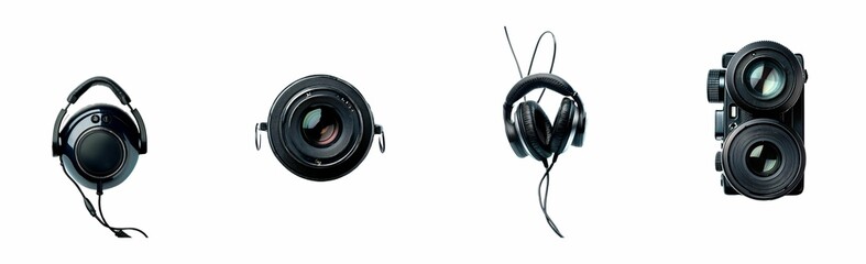 A single pic black bari on white background top view