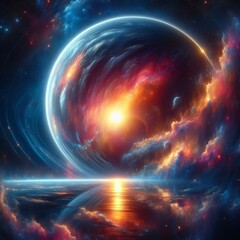 Obraz premium life of space