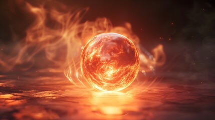 An image of a glowing orb, its aura pulsating with energy