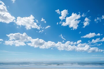 Fototapeta premium blue sky and sea