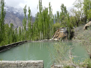 a water tank 