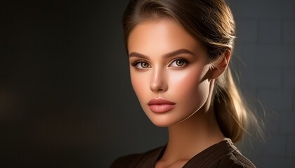 Fototapeta premium Portrait of a British woman