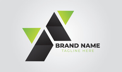 Letter X Logo, abstract logo initial X or A