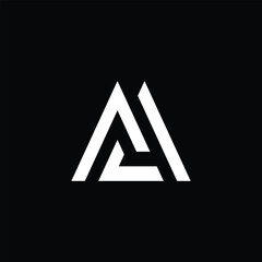 A, AA, AM letters logo monogram