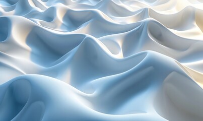 Obraz premium blue silk background