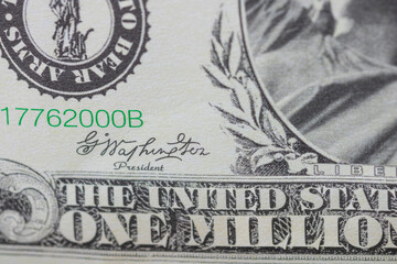 One million dollar bill
