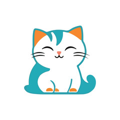 Playful Paws: Adorable Standing Cat Clipart for Instant Charm