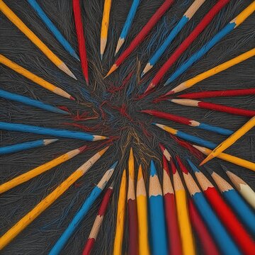Grafische Elemente. Generative AI Technologie