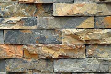 Background of stone wall texture,  Close up of stone wall background