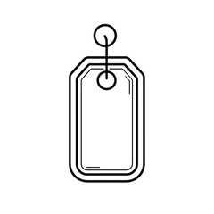 Price tag icon simple flat vector illustration logo design