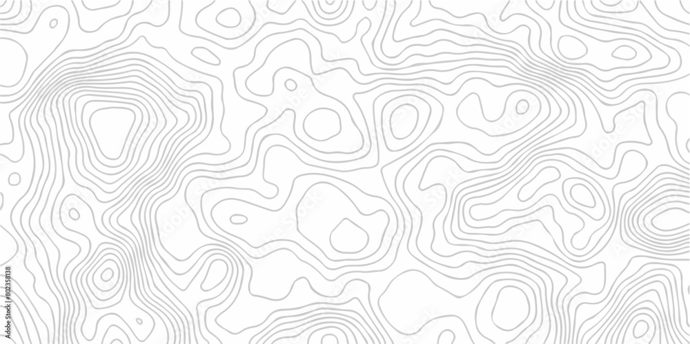 Aufkleber Topographic map background with geographic line map with elevation assignments.Modern design with White topographic wavy pattern design. Paper Texture Imitation of a Geographical map shades .	