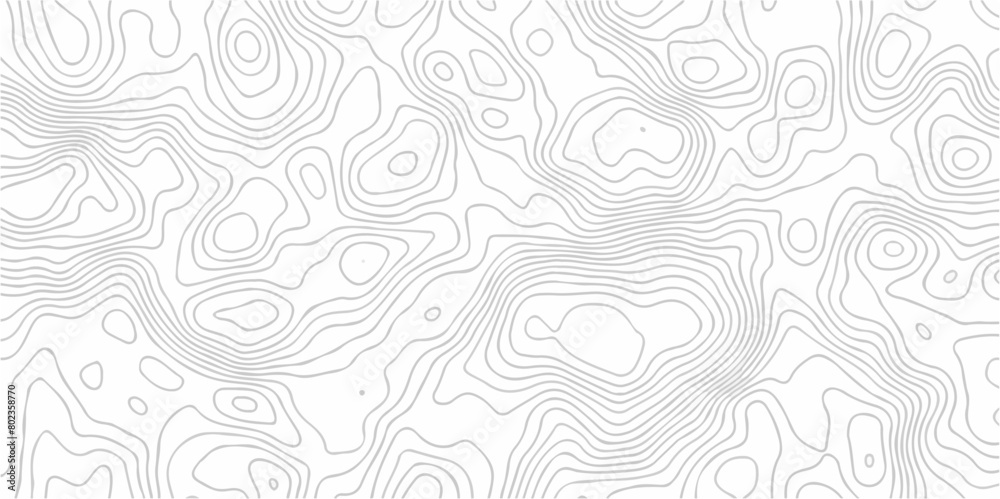 Aufkleber Topographic map background with geographic line map with elevation assignments.Modern design with White topographic wavy pattern design. Paper Texture Imitation of a Geographical map shades .	