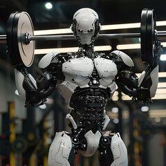 3d render of a robot