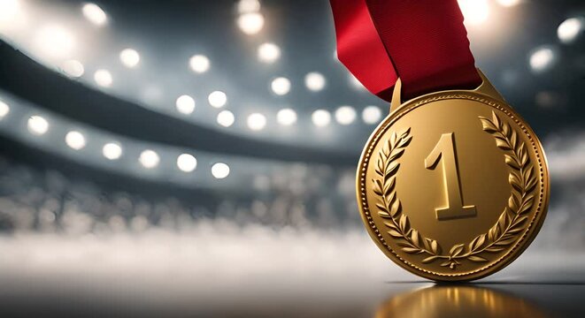 Gold medal in the Olympic games.