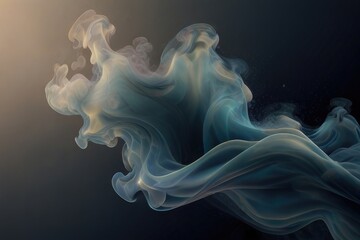 Fototapeta premium Dynamic dance of colorful smoke. Abstract waves of colored smoke. Flowing colored smoke background. rainbow smoke, paint explosion, color fume powder splash, motion of liquid ink dye in water