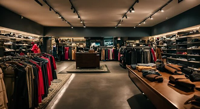 Second-hand clothing store.