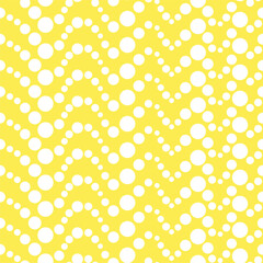 Seamless pattern with polka dot circles vector artistic print for textile paper decor wallpaper background endless creative art 